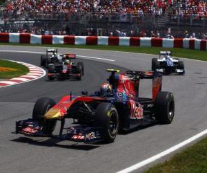 Puzzle Jaime Alguersuari - Toro Rosso - Μόντρεαλ 2010